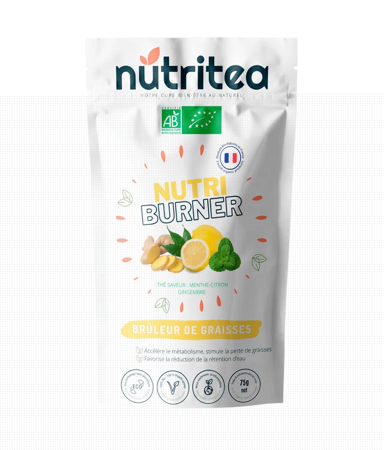 NutriBurner-Organic Detox Tea burns fat