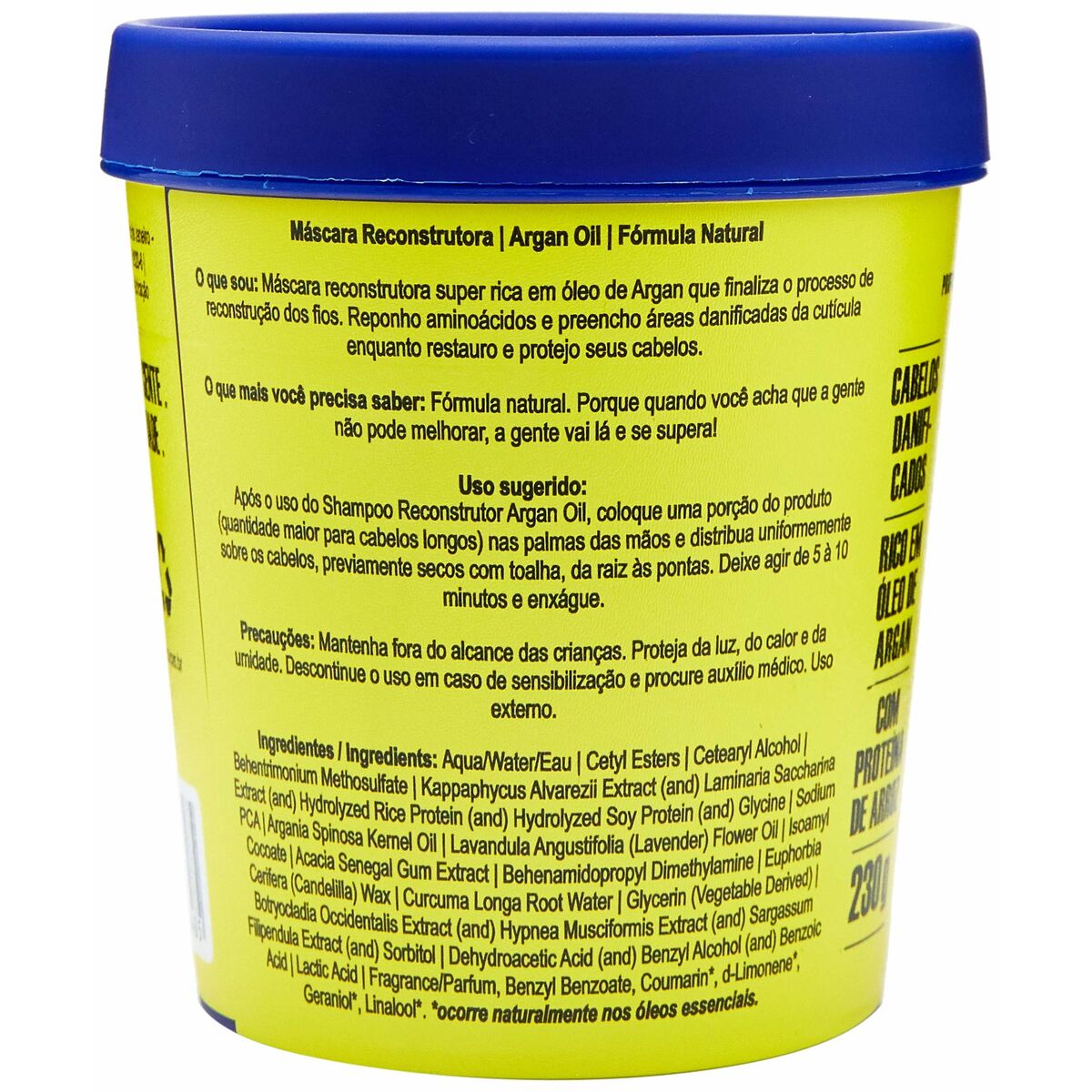 Restorative Hair Mask Lola Cosmetics Argan Oil 230 g