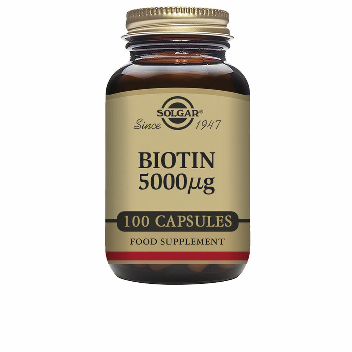 Maisto papildas „Solgar Biotin“ 100 vienetų