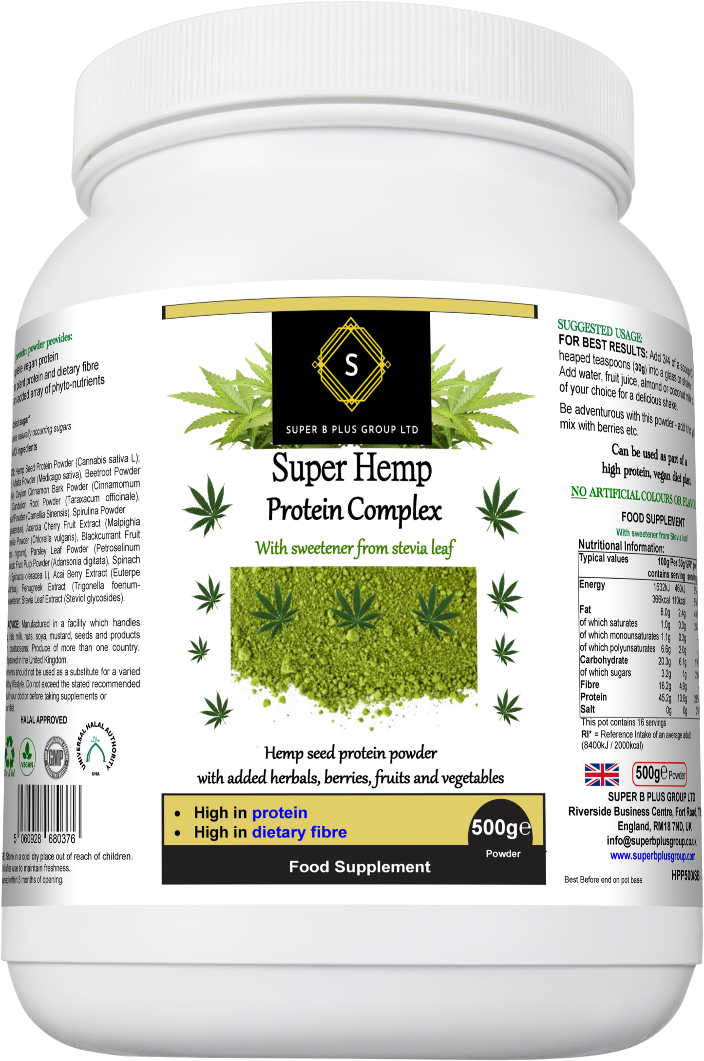 Super Hemp Protein Complex