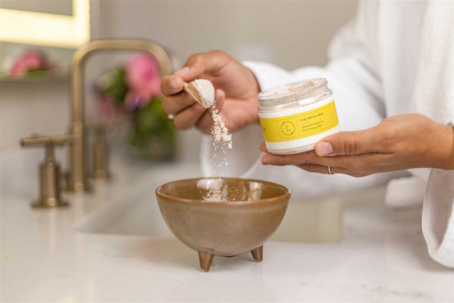 Natural Clay Facial Mask, Exfoliating Mask, Glowing skin Mask-4