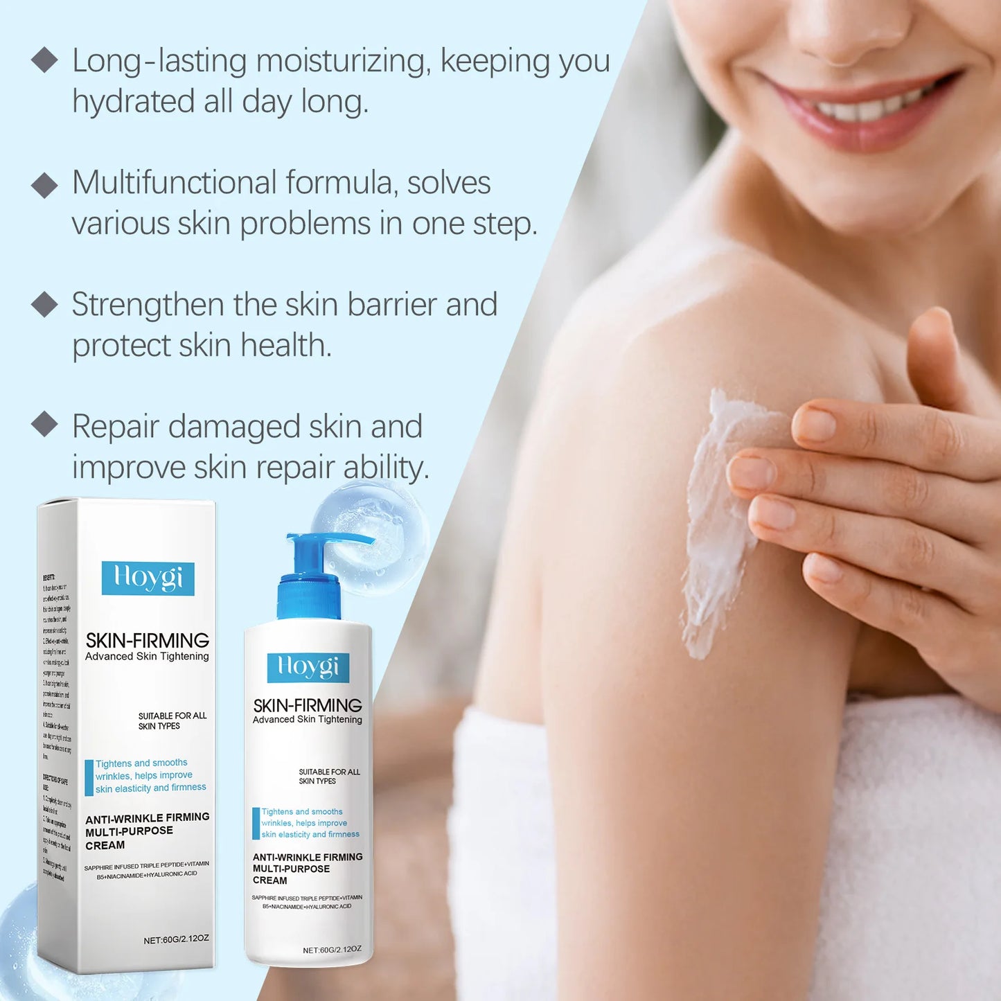 Body Firming Cream Tightening Improve Sagging Skin Lotion Increase