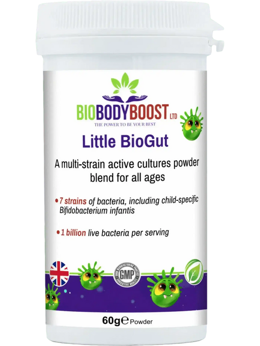 „Little BioGut“ – veganiški vaikų probiotikai