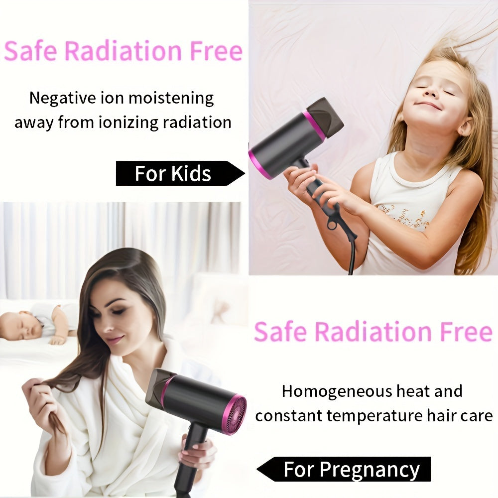Plaukų džiovintuvas su galingu sulankstomu kelioniniu mechanizmu (1800 W)