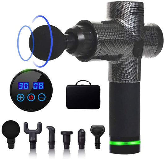 30 greičių aukščiausios kokybės 6 galvų rankinis masažuoklis